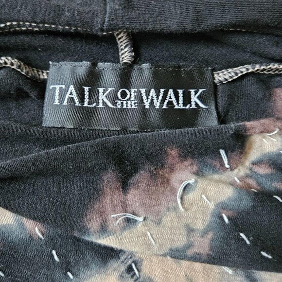 Talk of the Walk Cardigan Womens 1X Beaded Sequin Geisha Girl Tie Dye Duster - Picture 4 of 16